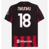 AC Milan Christopher Nkunku #18 Hemmatröja 2025-26 Kortärmad AC Milan Christopher Nkunku #18 Hemmatröja 2025-26 Kortärmad
